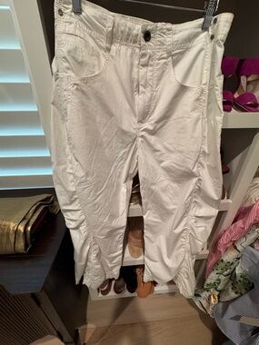 Pilcro White Cargo Pants for women